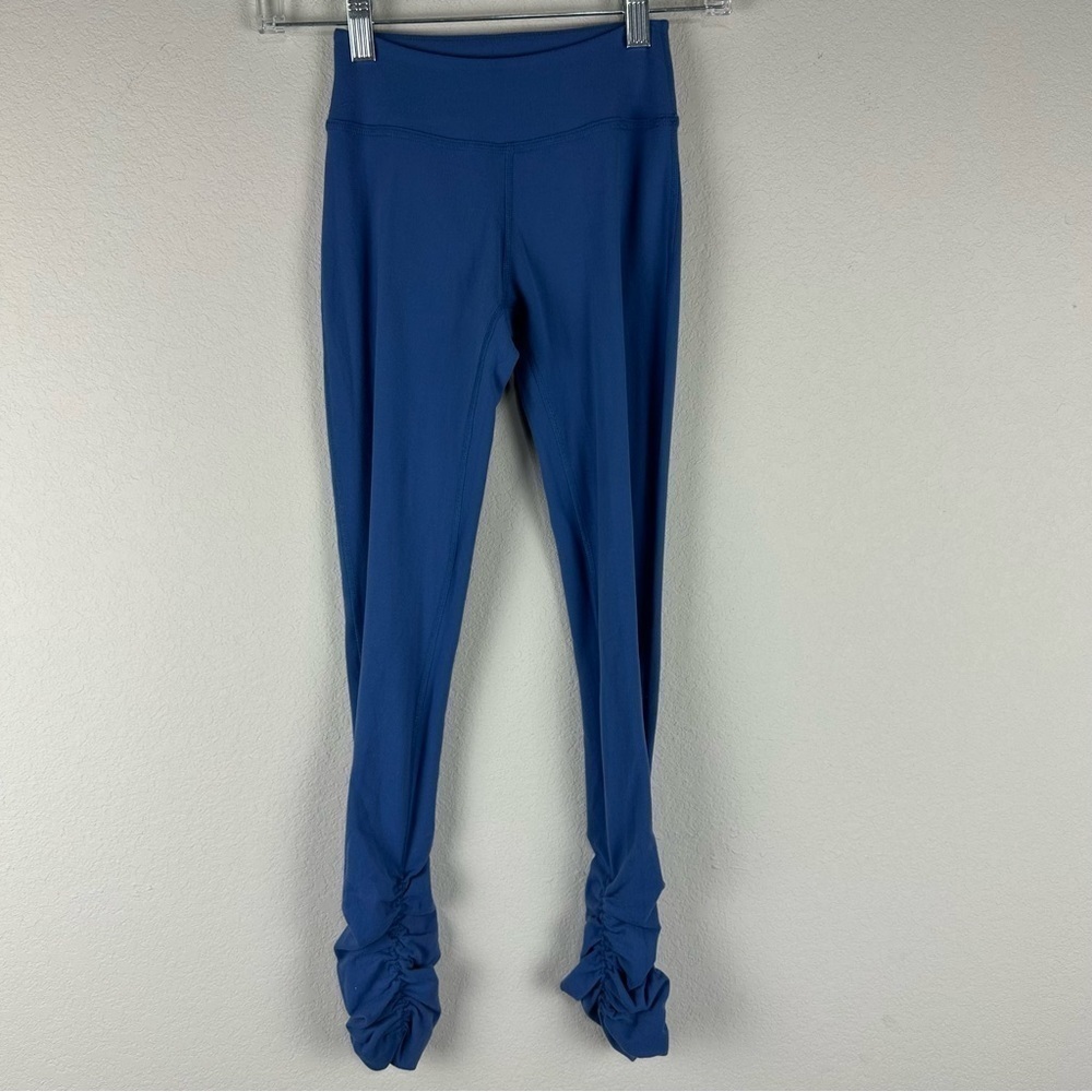 Beyond Yoga Ruched Leg Pull On Athletic Athleisure Leggings Size XS